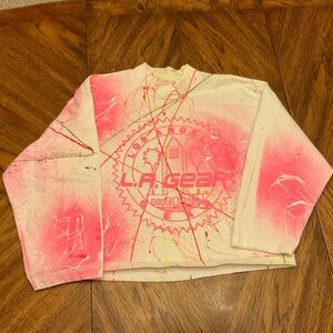 LA GEAR cropped 80s shirt